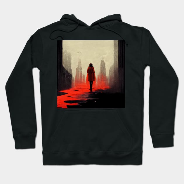 In The Place of Denial | The Long Walk Hoodie by Kazaiart